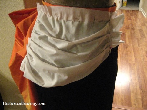Draping apron front