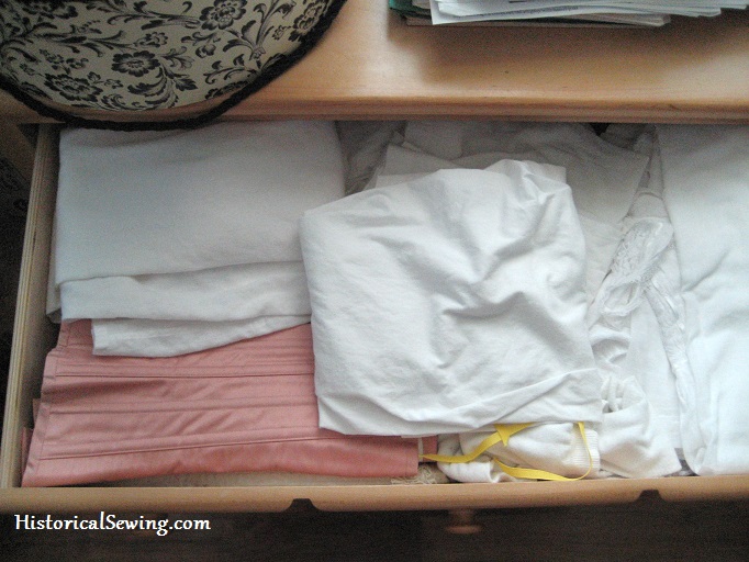 Dresser drawer full of undergarments