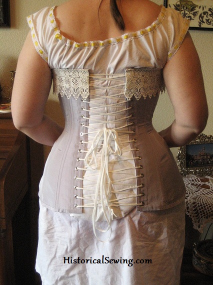 Underbust Corset With Stitch Detail Hip Gussets 