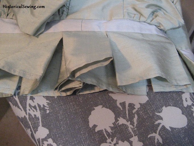 Why Sewing Trim to The Back of a Hem is a Good Thing – Historical Sewing