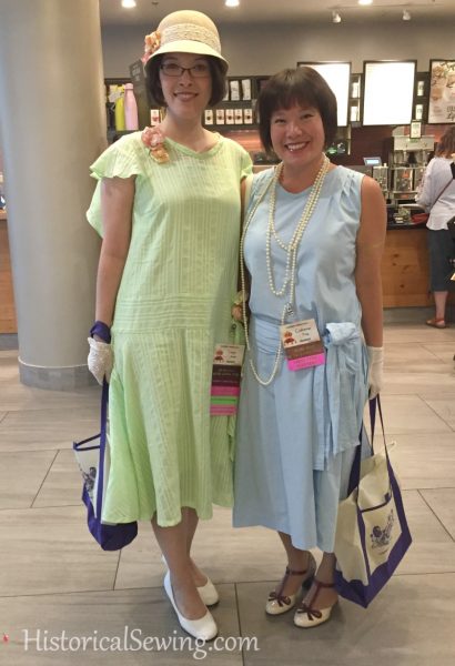 Staying cool in 1920s summer dresses at Costume College 2018
