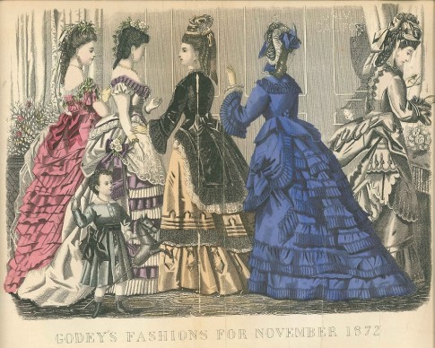Godey's Nov 1872 Plate