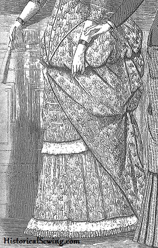Harper's Feb 1883 skirt