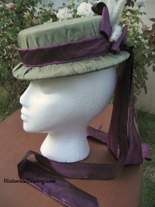 Hat left side view