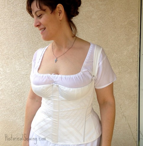 Regency corded corset