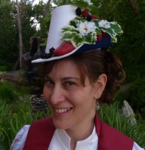Jen in 1887 Berry Hat