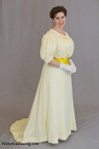 1905 Lemon Chiffon Dress