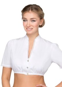 White dirndl blouse