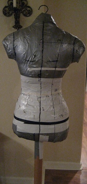 A Duct Tape Double Dressform – Historical Sewing