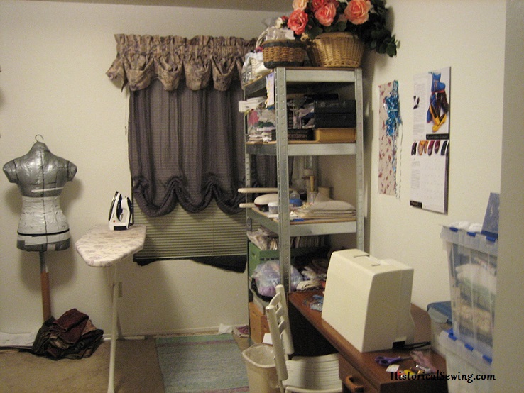 Organized sewing room