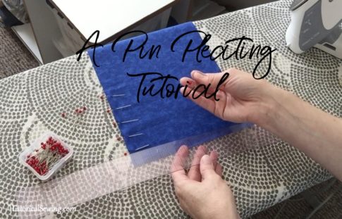 A Pin Pleating Tutorial | HistoricalSewing.com