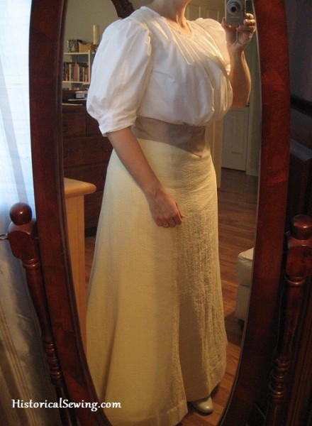 Download The 1905 Bodice Mockup in Real Fabric - Historical Sewing