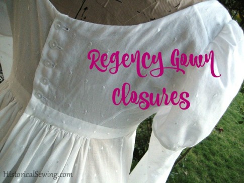 Regency Gown Closures