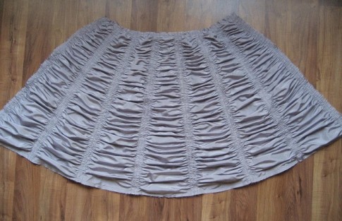 Ruched Apron Front