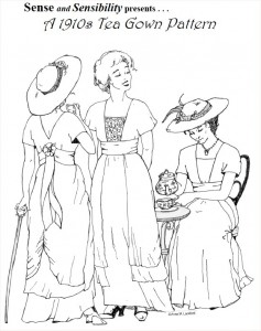 S&S 1910 Tea Gown Pattern