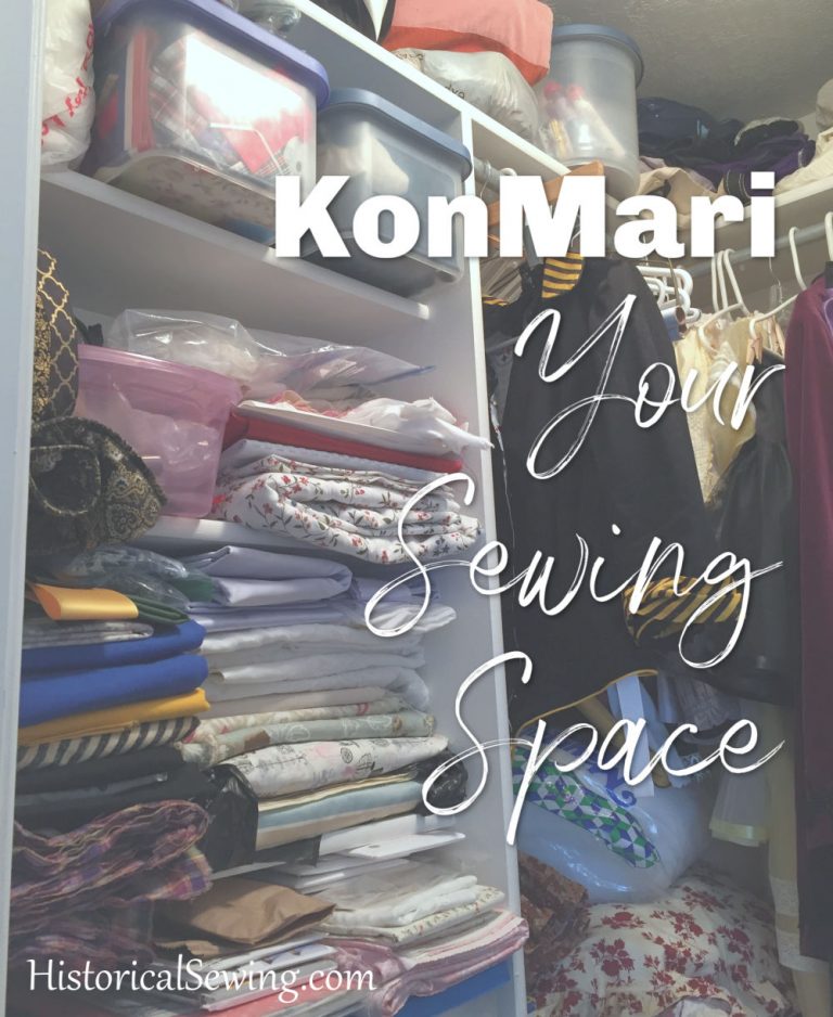 Using KonMari to Declutter the Sewing Room