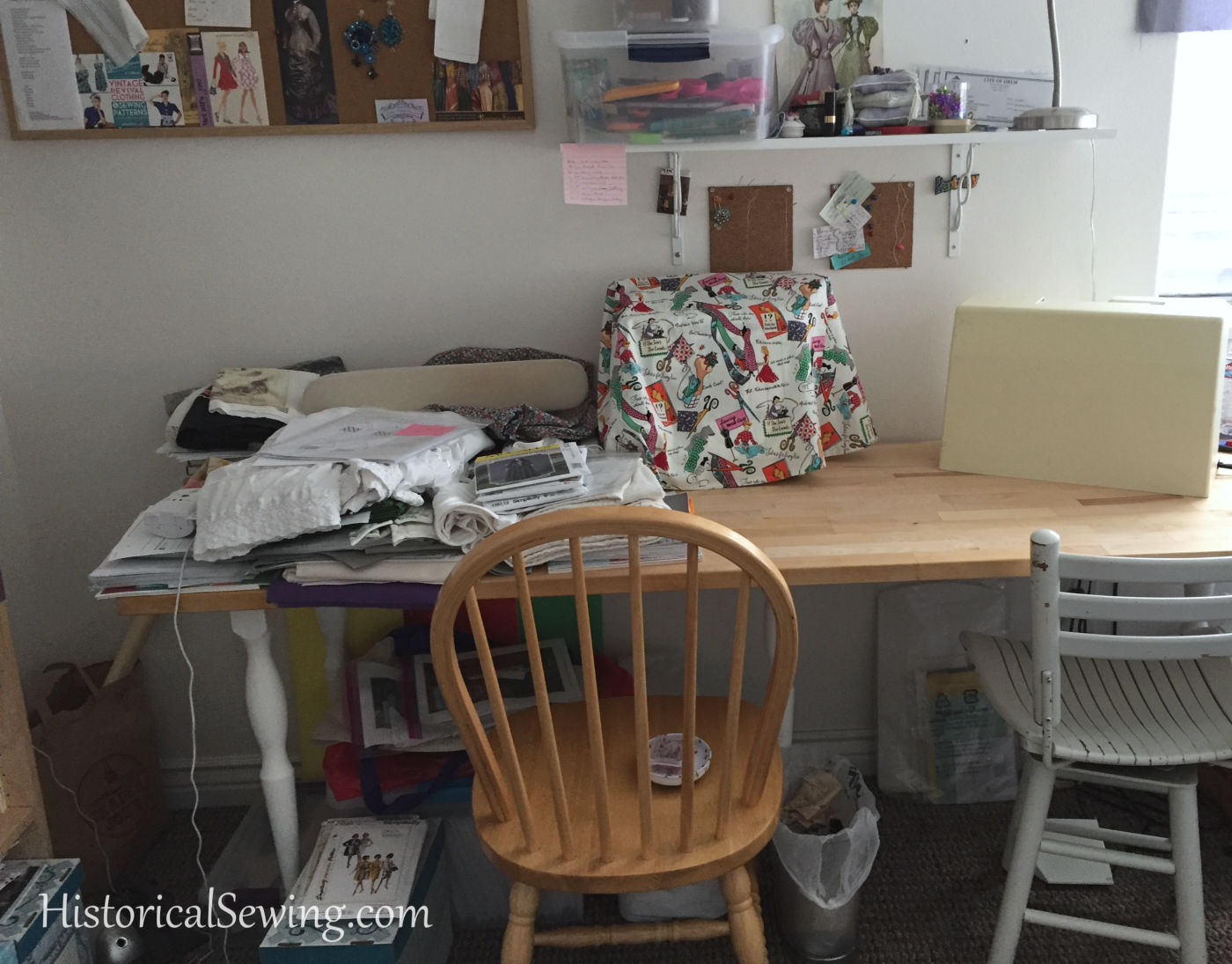 Using KonMari to Declutter the Sewing Room – Historical Sewing