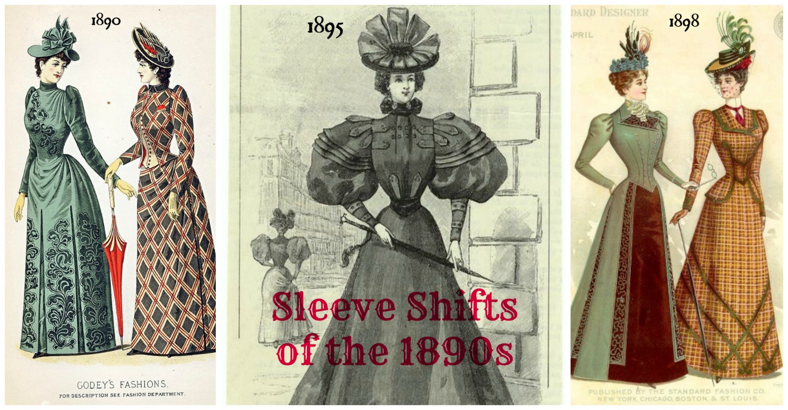 historical girls' clothing: chronological listings -- 1890s