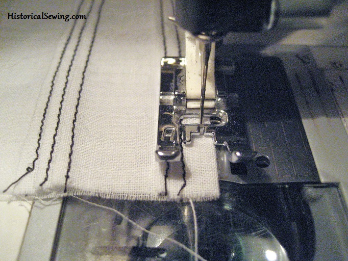 Stitching on the fold
