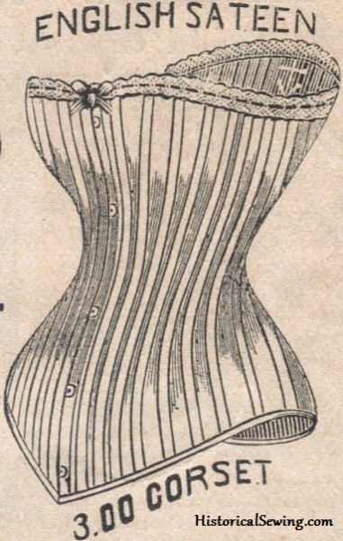 Straight seam corset ad | Victorian Corset Class