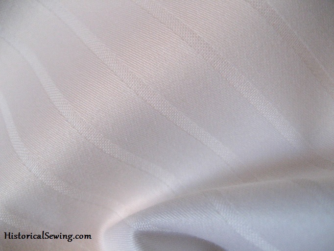 Striped cotton sateen