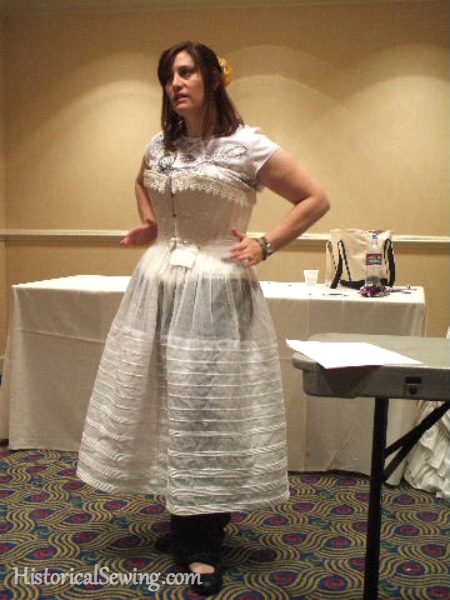 Teaching my Corded Petticoat class in 2011