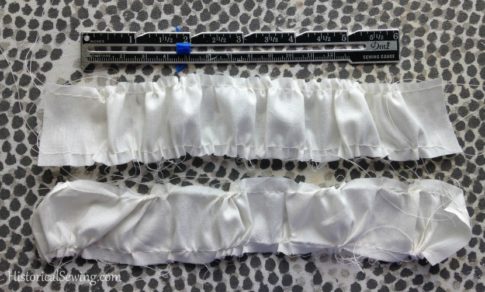 1880 Vanilla Dressing Gown|Testing puffs