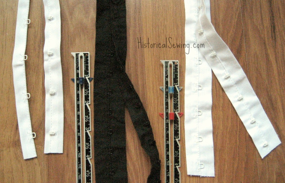 How to cut and sew corset back with an eyelet closure 