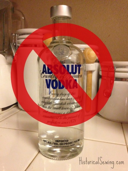 Vodka -do not use the good stuff