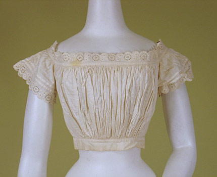 Whitework Underbodice 1860-90 from Whitaker Auction