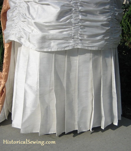 Techniques for Easier Pleating in 19th Century Costuming