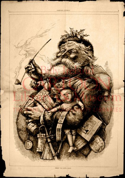 "Merry Old Santa Claus," Harper's Weekly 1881